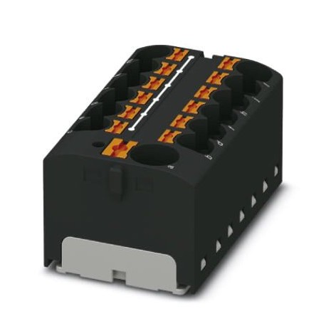 PTFIX 10/12X4-G BK - PTFIX 10/12X4-G BK 3274024 PHOENIX CONTACT Distribution block, bridged internally, nom. voltage: 450 V, nomi..