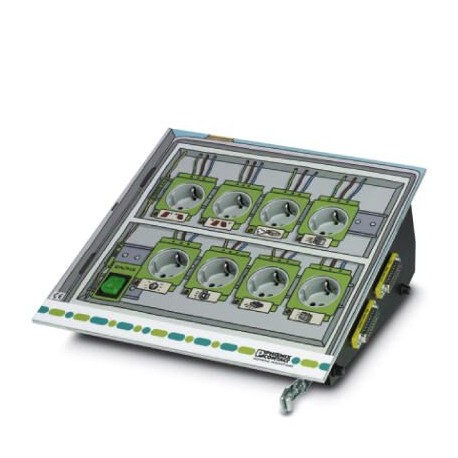 EDU PLC POW 8 - EDU PLC POW 8 8101469 PHOENIX CONTACT Power Board for the Nanoline Trainer. Eight switchable sockets are int..