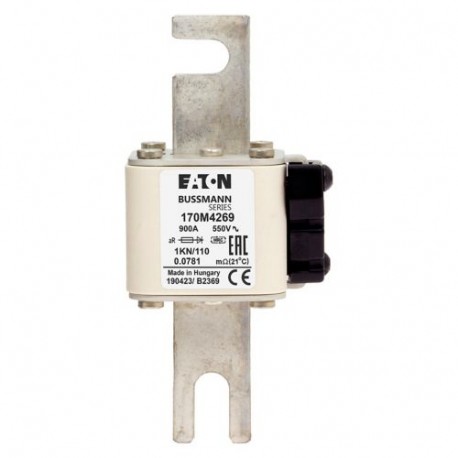 FUSE 550A 690V 1E/86 AR UC - FUSE 550A 690V 1E/86 AR UC 170M4315 EATON ELECTRIC FUSE 550A 690V 1E/86 AR UC