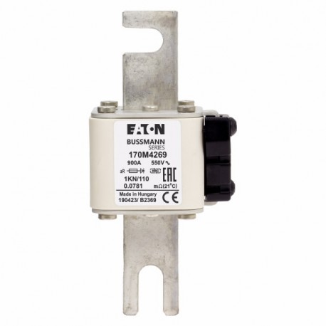 FUSE 450A 690V 1EK/86 AR UC - FUSE 450A 690V 1EK/86 AR UC 170M4363 EATON ELECTRIC FUSE 450A 690V 1EK/86 AR UC