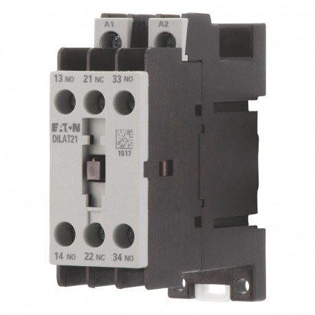 DILAT-21(230V50HZ/240V60HZ) - DILAT-21(230V50HZ/240V60HZ) 190991 Y7-190991 EATON ELECTRIC Contactor Auxilar Narrow 2 NO + 1 NC Connection ..