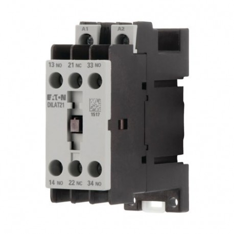 DILAT-21(RDC24) - DILAT-21(RDC24) 190968 Y7-190968 EATON ELECTRIC Contactor Auxilar Narrow 2 NO + 1 NC Connection screw RDC24