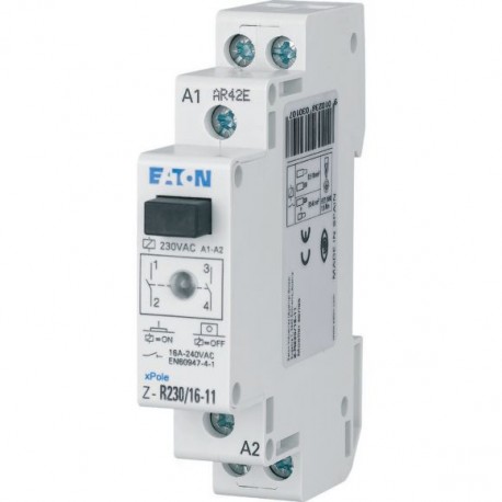 Z-R230/16-20 - Z-R230/16-20 ICS-R16A230B200 EATON ELECTRIC Installation relay, 230 V AC, 2NO, 16A