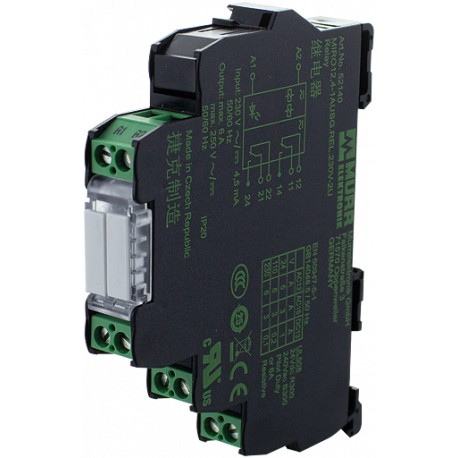 52140 - 52140 MURRELEKTRONIK MIRO 12.4 230V-2U OUTPUT RELAY