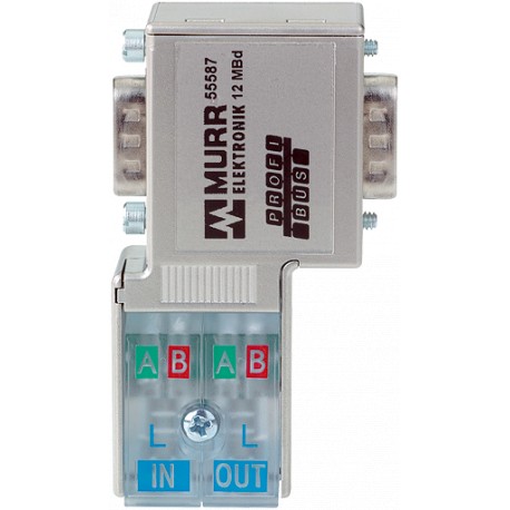 55586 - 55586 MURRELEKTRONIK PROFIBUS-PLUG-MALE (SUB-D) 90° WITH PG
