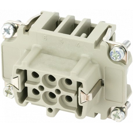70MH-EB006-DC03020 - 70MH-EB006-DC03020 MURRELEKTRONIK B6 female 6-pole, crimp t., 500 V, 16 A