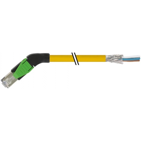 7000-74161-6750150 - 7000-74161-6750150 MURRELEKTRONIK RJ45 0°ETHERNET 796 PUR 2x2xAWG22 shielded gn 6.0