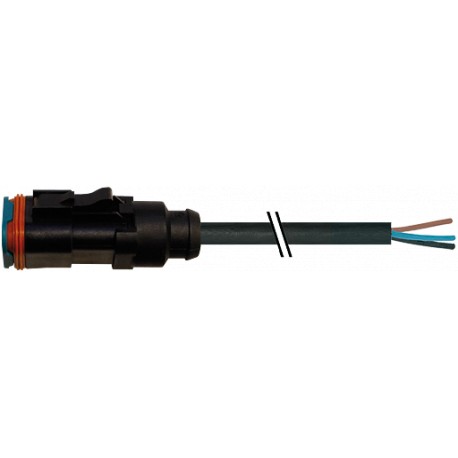 7072-72081-6620185 - 7072-72081-6620185 MURRELEKTRONIK valve plug MDC06-3s with cable PUR 3x0.75 bk UL/CSA+drag chain 7m