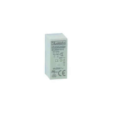HR301CA024 - HR301CA024 LOVATO Relay miniature 1 Switched 16A, 24VAC