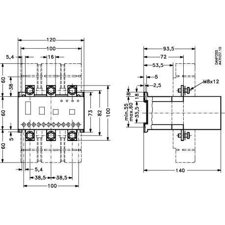 047H3017 - 047H3017 DANFOSS CONTROLES INDUSTRIALES Overload relay