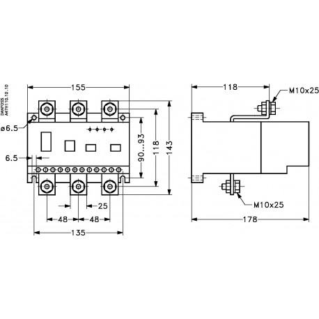 047H3033 - 047H3033 DANFOSS CONTROLES INDUSTRIALES Overload relay