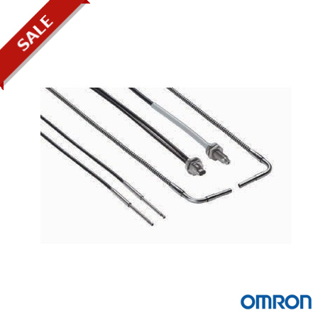 E32-ED51 2M - E32-ED51 2M 156916 OMRON Fibre optic sensor, diffuse, M6 head, temperature resistant (150 degC), R35 fibre, ..