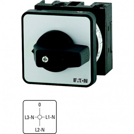 T0-2-15177/E - T0-2-15177/E 011314 Y7-11314 EATON ELECTRIC Voltmeter selector switches, Contacts: 4, 20 A, 3 x phase-N, fro..
