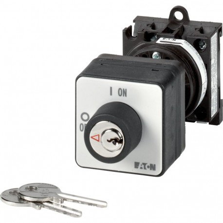 T0-1-102/Z/S - T0-1-102/Z/S 014971 Y7-14971 EATON ELECTRIC ON-OFF switches, 2 pole, 20 A, Key operated lock mechanism S-T0,..