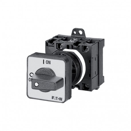 T0-3-15683/Z - T0-3-15683/Z 016843 Y7-16843 EATON ELECTRIC On-Off switch, 3 pole + 2 N/O + 1 N/C, 20 A, 90 °, rear mounting