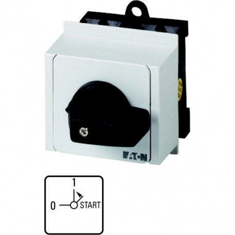 T0-1-15511/IVS - T0-1-15511/IVS 026994 Y7-26994 EATON ELECTRIC ON-OFF button, Contacts: 2, Spring-return in START position, 2..