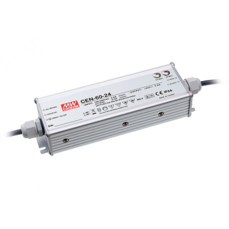 CEN-60-36 - CEN-60-36 MEANWELL AC-DC Single output LED driver Mix mode (CV+CC), Output 36VDC / 1.7A