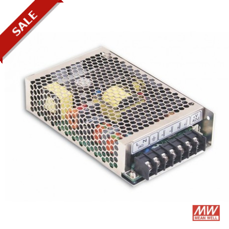 HRPG-150-3.3 - HRPG-150-3.3 MEANWELL AC-DC Single output enclosed power supply, Output 3.3VDC / 30A, 1U low profile, free a..