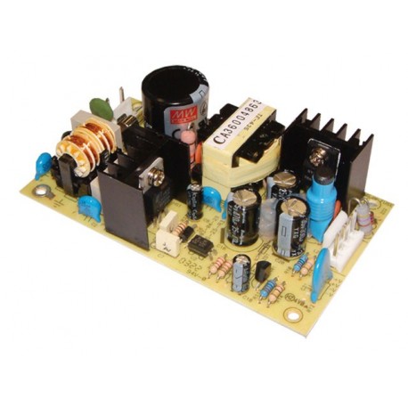 PS-25-48 - PS-25-48 MEANWELL AC-DC Single output Open frame power supply, Output 48VDC / 0.5A