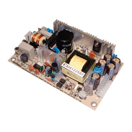 PS-45-24 - PS-45-24 MEANWELL AC-DC Single output Open frame power supply, Output 24VDC / 1.9A