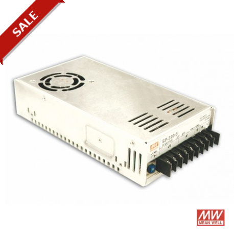 SP-320-7.5 - SP-320-7.5 MEANWELL AC-DC Enclosed power supply, Output 7.5VDC / 40A, PFC, forced air cooling
