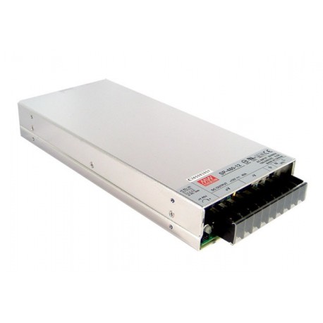 SP-480-24 - SP-480-24 MEANWELL AC-DC Enclosed power supply, Output 24VDC / 20A, PFC, forced air cooling