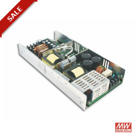 USP-500-5 - USP-500-5 MEANWELL AC-DC Single output power supply, Output 5VDC / 80A, U-bracket low profile format 41mm, O..