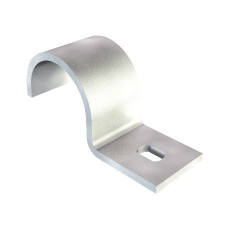 822 14 FT - 822 14 FT 1014048 OBO BETTERMANN Attaching clip single lobe, 14mm, Hot-dip galvanised, DIN EN ISO 1461, Stee..