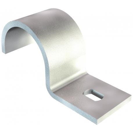 822 18 FT - 822 18 FT 1014110 OBO BETTERMANN Attaching clip single lobe, 19mm, Hot-dip galvanised, DIN EN ISO 1461, Stee..
