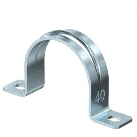 605 40 G - 605 40 G 1018396 OBO BETTERMANN Attaching clip two lobe, 40mm, Electrogalvanised, DIN 50961, Steel, St