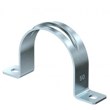 605 50 G - 605 50 G 1018507 OBO BETTERMANN Attaching clip two lobe, 50mm, Electrogalvanised, DIN 50961, Steel, St