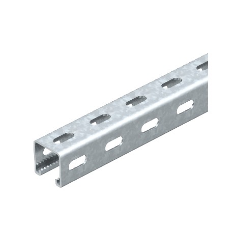 MSL4141PP6000A2 - MS 41 LS6M 2 V2A 1123018 OBO BETTERMANN Profile rails side perforation, slot 22 mm, 6000x41x41, Stainless st..
