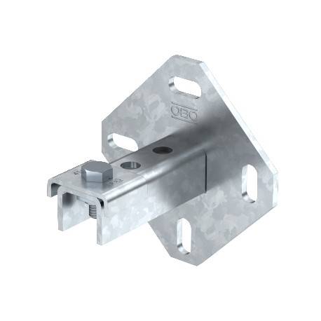 WBDHE 41 A2 - WBDHE 41 V2A 1123195 OBO BETTERMANN Wall holder combination MS 41, 134x110x102, Stainless steel, grade 304, ..