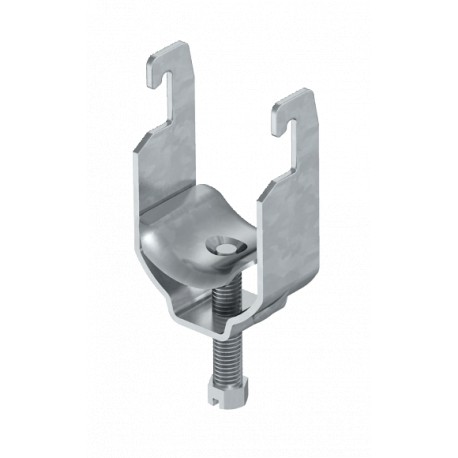 2056U M 46 FT - 2056U M 46 FT 1158074 OBO BETTERMANN Clamp clip with metal pressure sump, 40-46mm, Hot-dip galvanised, DIN E..