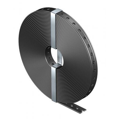 5055 L PE II 19 - 5055 L PE II 19 1473271 OBO BETTERMANN Installation strip plastic covered, 19x3mm, Strip-galvanised, DIN EN ..