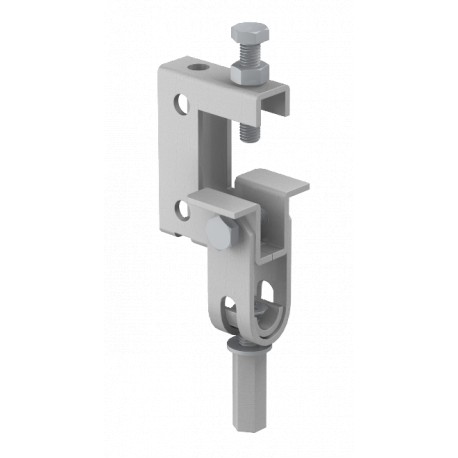TK FL G - TK FL G 1488111 OBO BETTERMANN Hinged support bracket Model "E", 0-24mm, Galvanised, Deltatone 500, Steel, St