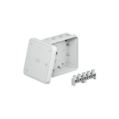 A 11 HF RW - A 11 HF RW 2000180 OBO BETTERMANN Junction box , 85x85x40, Pure white, 9010, Polyethylene, PE