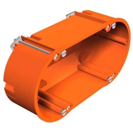 HG 60 2 - HG 60 2 2003422 OBO BETTERMANN Double appliance plug cavity wall, 138x68x50, Orange, Polypropylene, PP