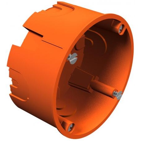 HG 60-35 - HG 60-35 2003426 OBO BETTERMANN Box, empty cavity wall, Ø68mm, H35mm, Orange, Polypropylene, PP
