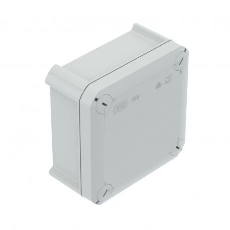 T 60 OE - T 60 OE 2007239 OBO BETTERMANN Junction box without insertion opening, 114x114x57, Light grey, 7035, Polypro..