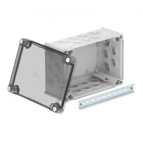 T 350 HD TR - T 350 HD TR 2007758 OBO BETTERMANN Junction box with high transparent cover, 285x201x139, Light grey, 7035,