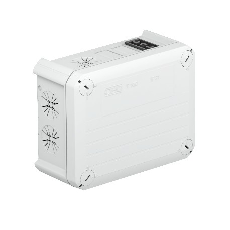 T 100 WB 2S3 - T 100 WB 2S3 2007809 OBO BETTERMANN Junction box with Wieland sockets 2s3p, 151x117x67, Light grey, 7035, Po..