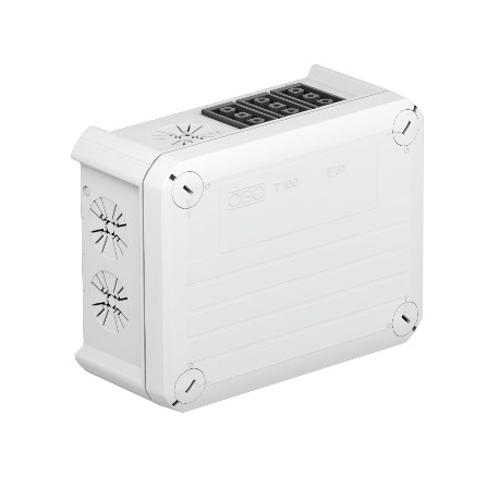 T 100 WB 3S3 - T 100 WB 3S3 2007813 OBO BETTERMANN Junction box with Wieland sockets 3s3p, 151x117x67, Light grey, 7035, Po..