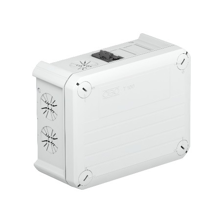 T100 WS 1S3 3S3A - T100 WS 1S3 3S3A 2007870 OBO BETTERMANN Junction box with Wieland connector 1S4+3B3, 151x117x67, Light grey,..