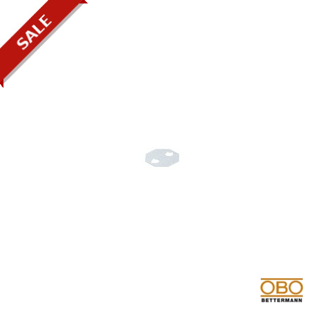 MBP T60 - MBP T60 2007880 OBO BETTERMANN Mounting fastening plate incl. fastening screws, 85x85x2, Strip-galvanised, D..