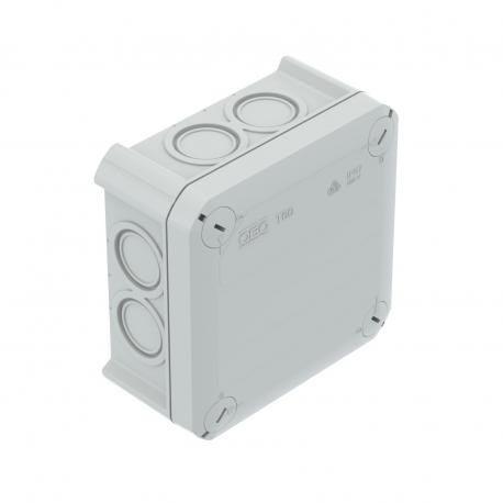 T 60 M20 - T 60 M20 2007910 OBO BETTERMANN Junction box M20 entry, 114x114x57, Light grey, 7035, Polypropylene, PP