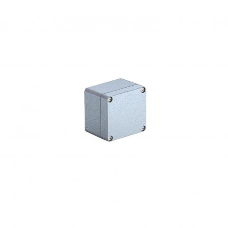 Mx 080705 SGR - Mx 080705 LGR 2011308 OBO BETTERMANN Aluminium empty housing , 80x75x57, Light grey, 7035, Powder-coated, Ca..
