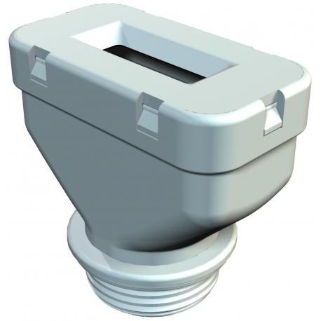 106 FL 21 9 22 - 106 FL 21 9 22 2012820 OBO BETTERMANN Flat cable threaded connection , PG21, Stone grey, 7030, Polyethylene,..