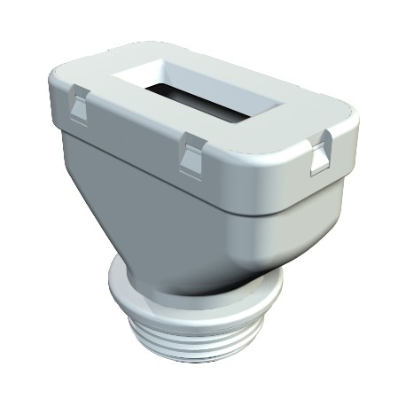 106 FL M25 8 33 - 106 FL M25 8 33 2013007 OBO BETTERMANN Flat cable threaded connection , M25, Stone grey, 7030, Polyethylene,..