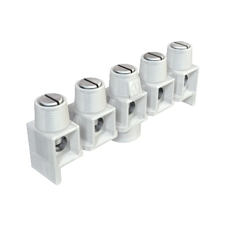 689 - 689 2017342 OBO BETTERMANN Terminal strip , 4mm2, Light grey, 7035, Polyamide, PA